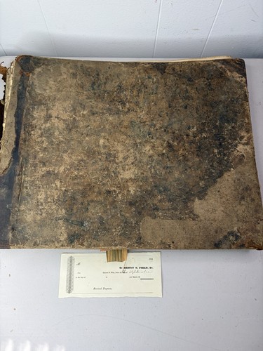 1837 antique manuscript - antique, ledger