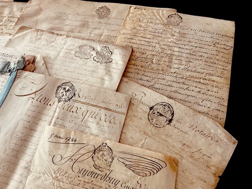 Vellum manuscript from 1700s - 1700s,